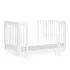 8 in 1 Convertible Crib with All Stages Conversion Kit - White