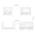 8 in 1 Convertible Crib with All Stages Conversion Kit - White