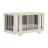 Yuzu 8 in 1 Convertible Crib with All Stages Conversion Kit - Washed Natural/Black