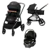 Zelia Luxe 5-in-1 Modular Travel System - Basalt Black