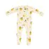 Zippered Footie - Lemon