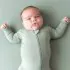 Zippered Footie  - Thyme