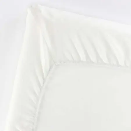Travel Crib Sheet Organic Cotton White 43035US