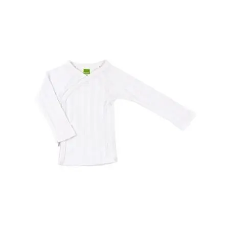 Wrap Long Sleeve T Shirt White