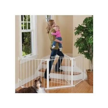 Auto Close Configure Gate White G3000