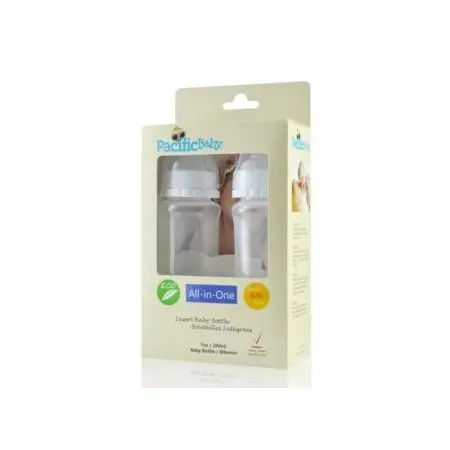 2 Pack Bottle Insert with Cap n Teat 474