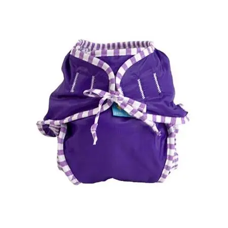 Reusable Swimsuit Diaper Purple