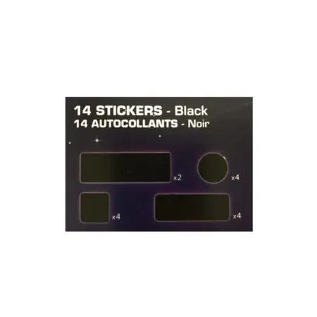 Baby on Route Reflective Stickers Black
