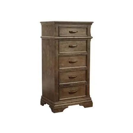 Steland Child Kerrigan 5 Drawer Pier Dresser Cafe au Lait