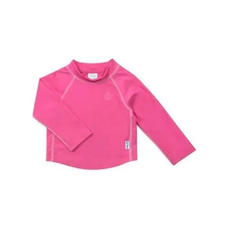 Long Sleeve Rashguard Shirt Hot Pink