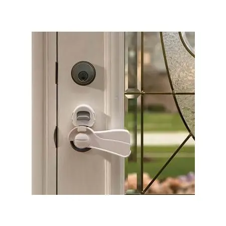 Door Lever Lock White S357