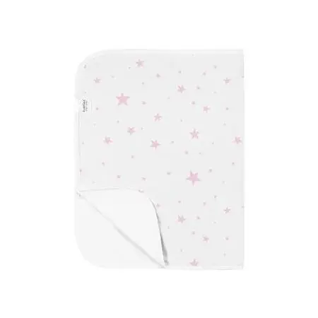 Flannel Change Pad Pink Scribble Star P210-604