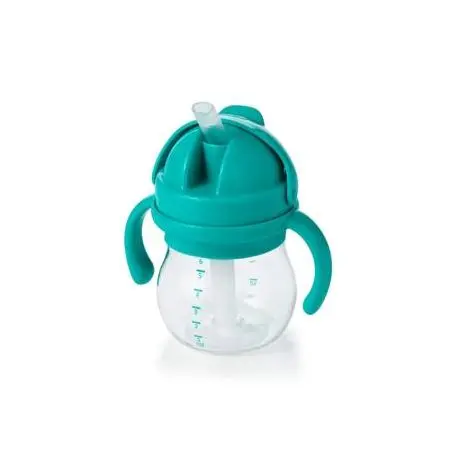 Transitions Straw Cup With Removable Handles 6 Oz Teal 