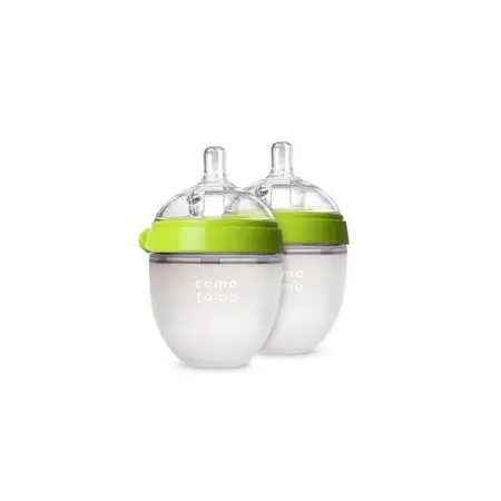 Baby Bottle Green 5 oz 2 Pack