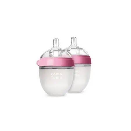 Baby Bottle Pink 5 oz 2 Pack