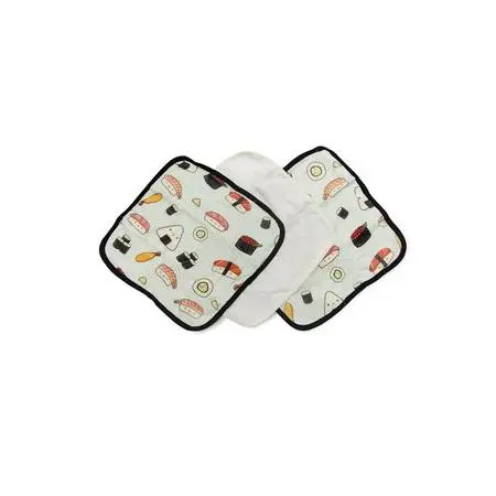 Washcloth 3 Pieces Set Sushi