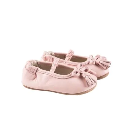 First Kicks Leather Shoes Emily Pink