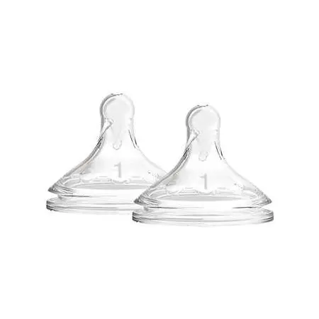 Options Wide Neck Level 1 Nipple 2 Pack WN1201-P3