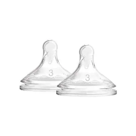 Options Wide Neck Level 3 Nipple 2 Pack WN3201-P3