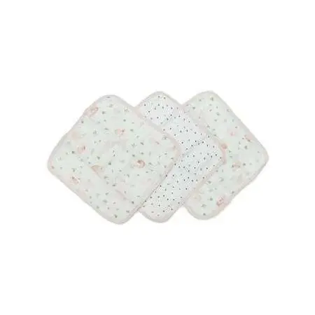 Washcloth 3 Pieces Set Bunny Meadow