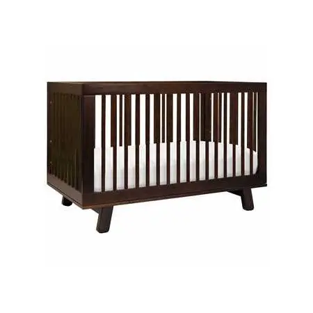 Hudson 3 in 1 Crib with Toddler Rail Espresso