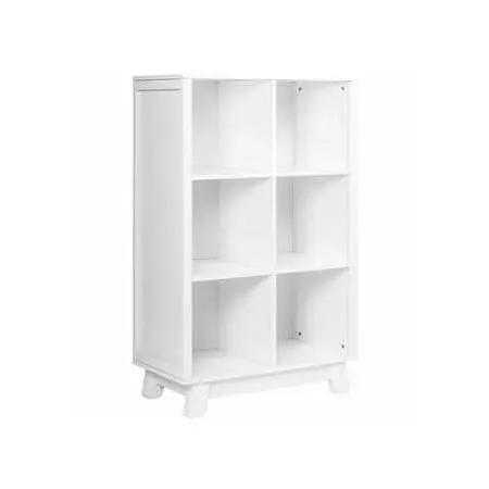 Hudson Cubby Bookcase White