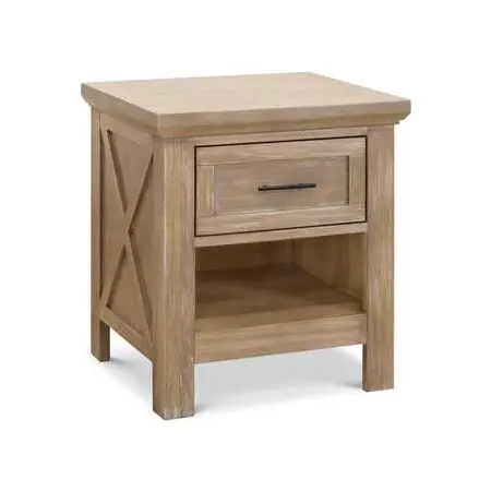 Emory Farmhouse Nightstand Driftwood