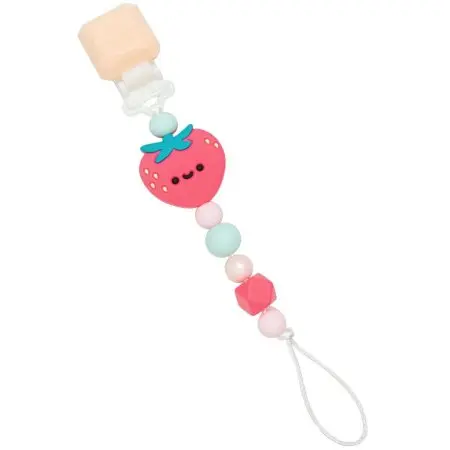 Darling Pacifier Clip - Strawberry