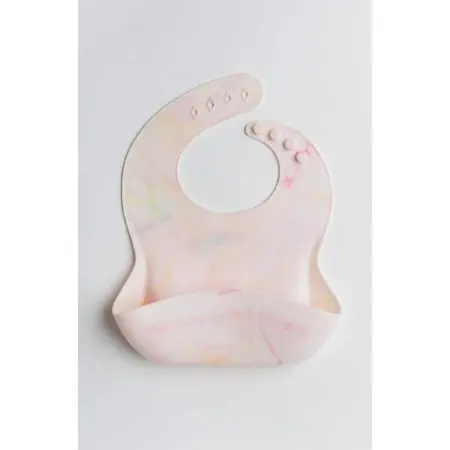 Silicone Bib - Rainbow Tie Dye