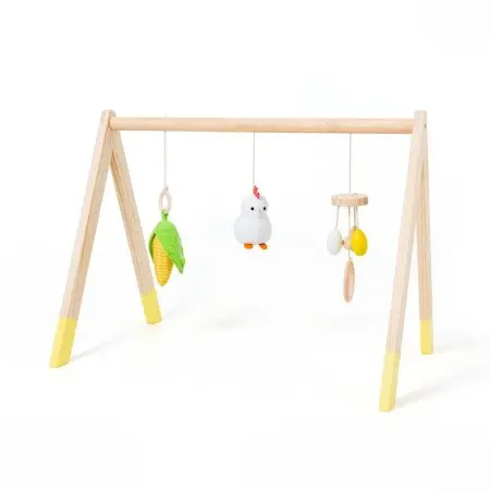 Wooden Activity Arch - Farm Friends