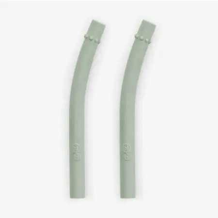 Mini Cup + Straw Training System Straw Replacement 2 Pack - Sage