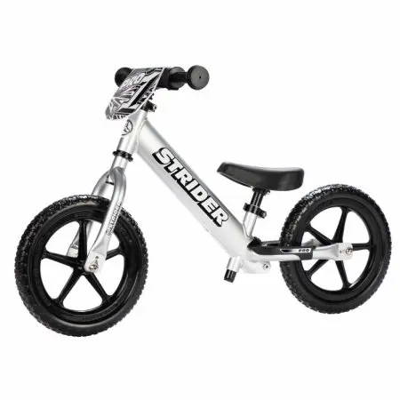 Strider 12 Pro Balance Bike - Silver