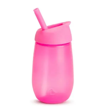 Munchkin - 10oz Simple Clean Straw Cup - Pink 21399 735282213991
