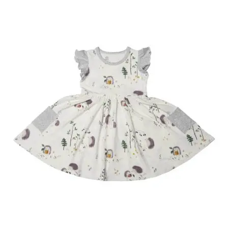 Pocket Dress - Hedgehogs