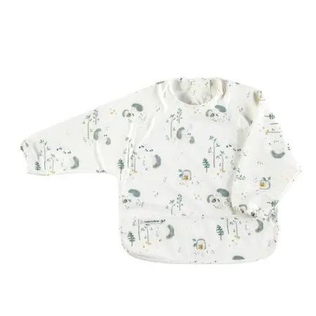Long Sleeve Waterproof Bib - Hedgehogs