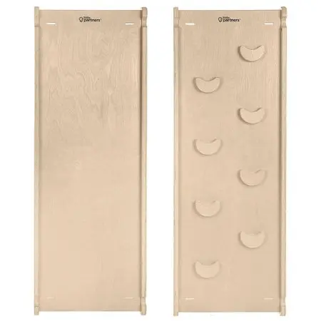 Little Partners - 2-in-1 Climbing Ramp-Slide - Natural LP07901 680798079015