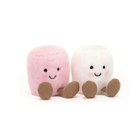 Jellycat - Amuseable Pink and White Marshmallows A6MPW 670983144192