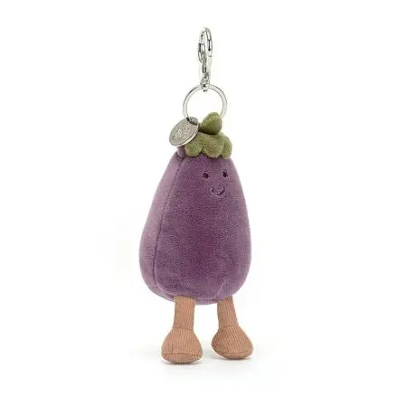 Jellycat - Vivacious Eggplant Bag Charm VV4ABC 670983146233 TJSKIDS.COM