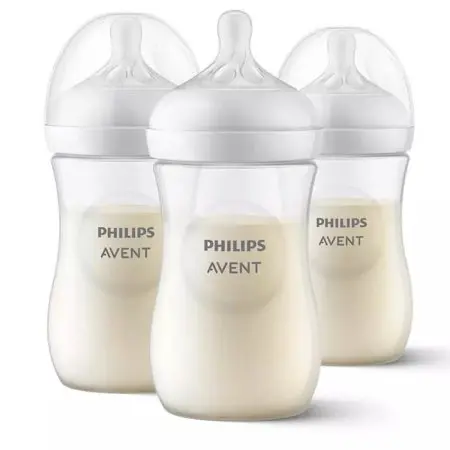 Avent - Natural Wide Neck Baby Bottle 9oz 3 Pack PASCY90303 075020092847 tjskids.com