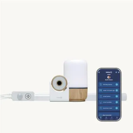 Safety 1st Connected Comfort Trio PK002C 884392953539 Night Light Sleep Aid Baby Monitor Video Monitor White Noise
