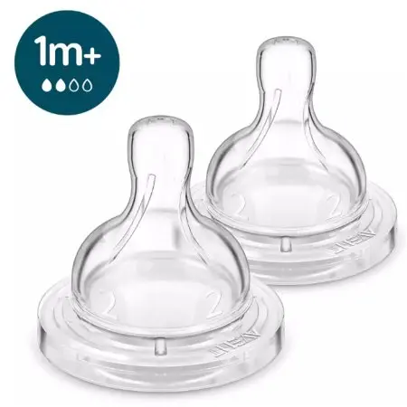 Avent - Anti-colic Bottle Flow 2 Nipple 2pk PASCY76202 075020093950