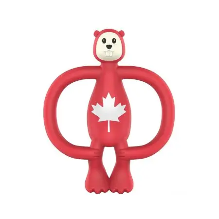 Matchstick Monkey - Benji Beaver Teether 19-13008 810033540196 tjskids.com