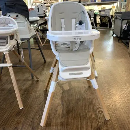 TruBliss 2-in-1 Turn-A-Tot High Chair - Grey Taupe Open Box
