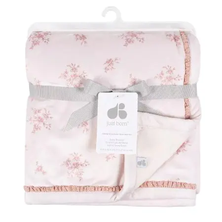 Just Born Baby Blanket Pink