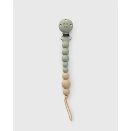 Loulou Lollipop Pacifier Clip - OneC - Green Sage