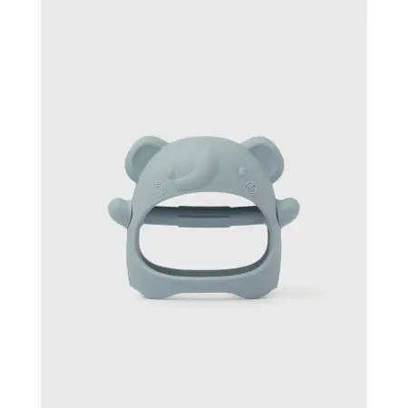 Loulou Lollipop Teething Mitt - Elephant
