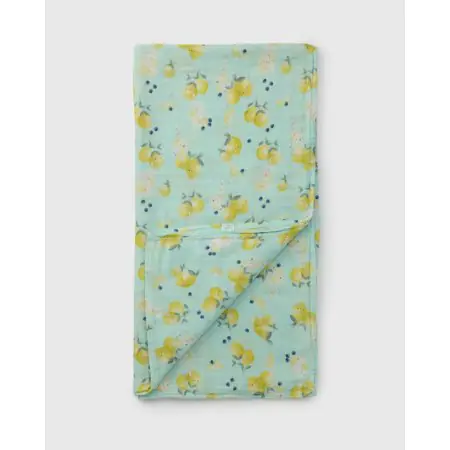 Loulou Lollipop Muslin Swaddle Blanket - Lemon Squeezy