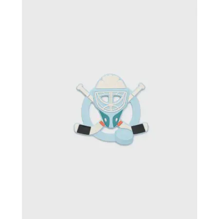 Loulou Lollipop Silicone Teether - Hockey Helmet