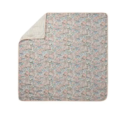 LouLou Lollipop Muslin Quilt Blanket English Garden