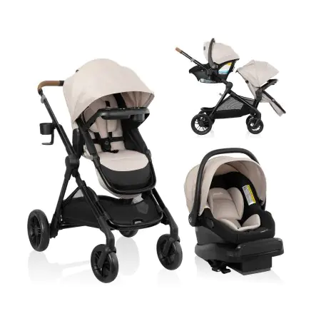 Pivot Xpand NXT Travel System with LiteMax NXT Infant Car Seat - Canyon Beige